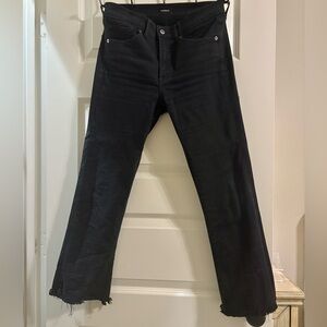 Express Womans Cropped Flare Jeans